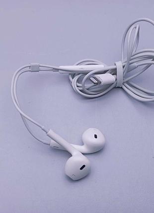 Наушники Bluetooth-гарнитура Б/У Apple EarPods (Lightning)