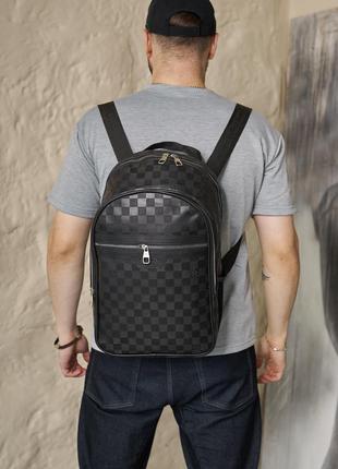 Рюкзак Louis Vuitton чорна клітка