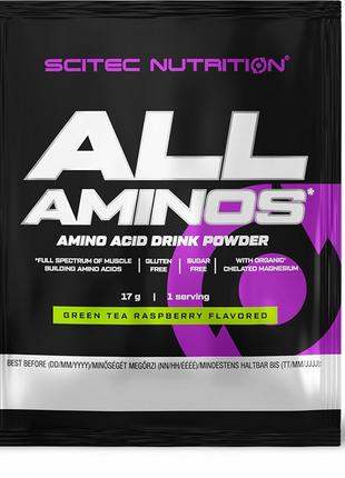 Аминокомплекс Scitec Nutrition All Aminos 17 g (Green tea rasp...