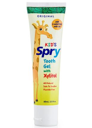 Зубная паста для детей Xlear Kid's Spry Tooth Gel with Xylitol...