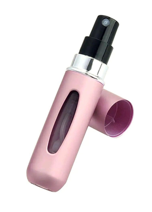 Атомайзер для парфумів 5 мл рожевий матовий