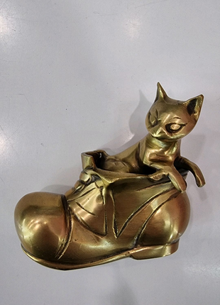 Статуетка бронзова - Кіт в чобітку, Індія.