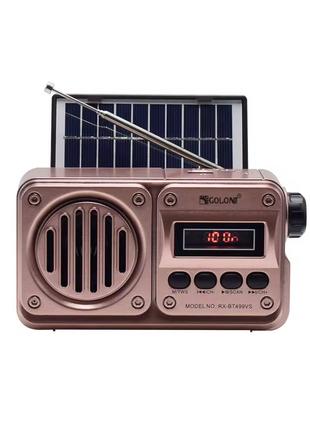 Радио приемник с солнечной зарядкой Golon №2068