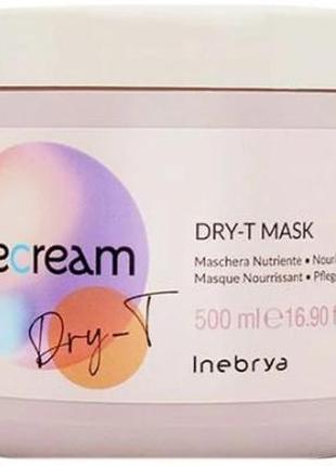 Маска для сухих вьющихся и окрашенных волос Inebrya Mask Dry-T