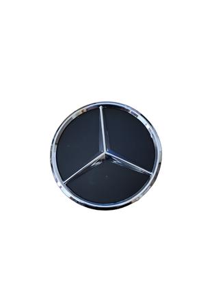 Колпачки, заглушки на диски Mercedes-Benz 75 мм / 72 мм черные...