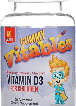 Витамин D3 для детей Vitables Vitamin D3 for Children 60 Veget...