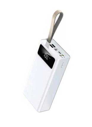 Портативный аккумулятор павербанк BIYA 50000mAh 66W White (AA50)