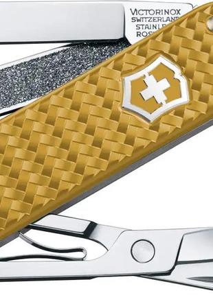 Нож Victorinox Classic SD Precious Alox 0.6221.408G Brass Gold