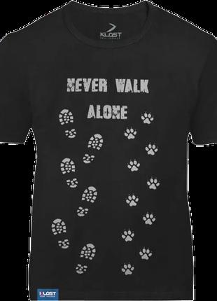 Футболка KLOST "Never Walk Alone (Никогда не ходи один)", XL ll