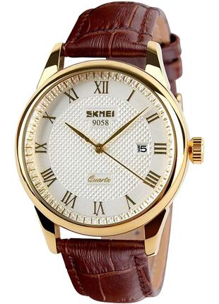 Качественные мужские часы SKMEI 9058LGDWTBN-B | Часы наручные ...