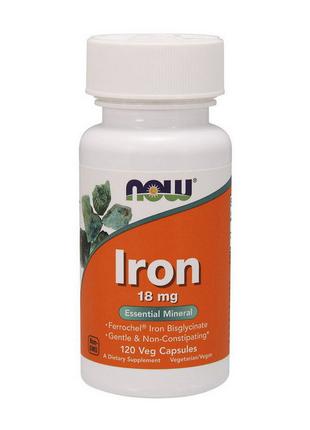 Iron 18 mg (120 veg caps) 18+