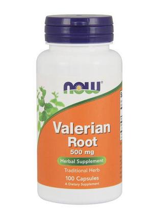 Добавка с экстрактом валерианы Valerian Root 500 mg (100 veg c...