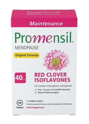 Добавка для женщин при менопаузе Promensil Menopause 40 mg (60...