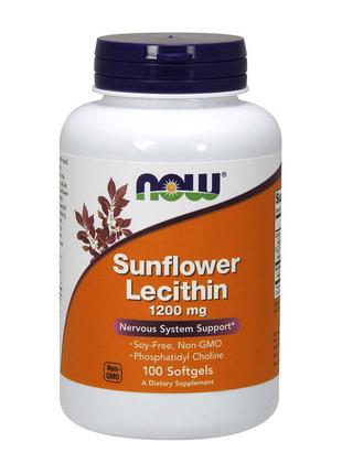 Sunflower Lecithin 1200 mg (100 softgels) 18+
