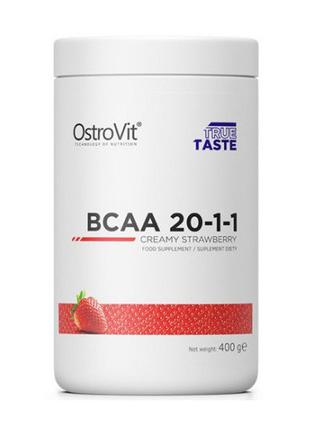 Аминокислота для спорта BCAA 20-1-1 (400 g, creamy strawberry)...