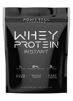 Протеїн сироватковий 100% Whey Protein (1 кг strawberry), Powe...