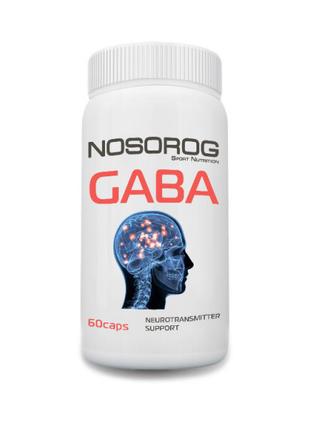Аминокислота ГАБА для тренировок GABA (60 caps), NOSOROG 18+