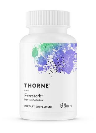 Витамины Железо для спорта Ferrasorb (60 caps), Thorne Researc...