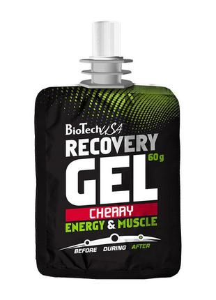 Предтренировочный комплекс Recovery GEL (60 g, cherry), BioTec...