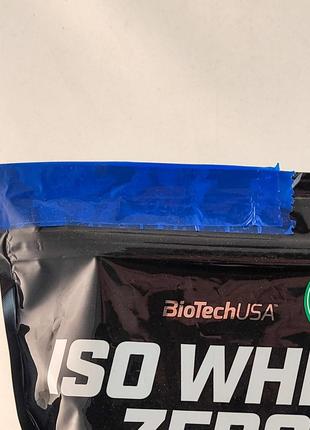 BioTech Iso Whey Zero (500 g black biscuit) Порушено цілісніст...