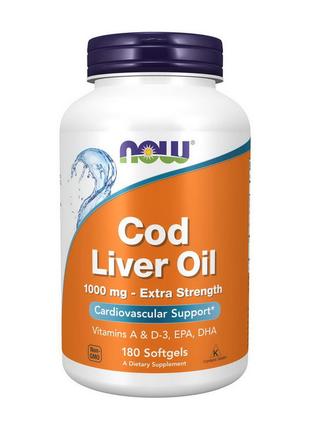 Cod Liver Oil (180 softgels) 18+