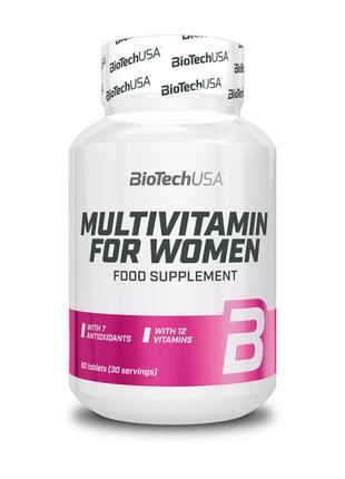 Витамины для женщин Multivitamin for Women 60 таблеток, BioTec...