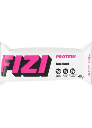 Батончик протеиновый Fizi Protein Bar (hazelnut) 45 г 18+