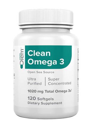 Clean Omega 3 (120 softgels) 18+
