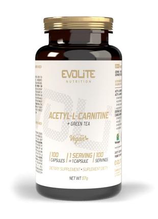 Acetyl L-Carnitine + Green Tea (100 veg caps) 18+