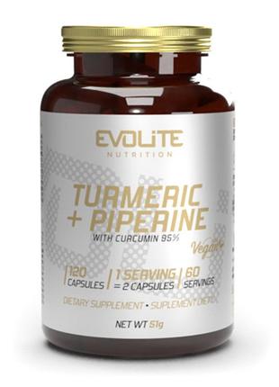 Turmeric + Piperine (120 veg caps) 18+
