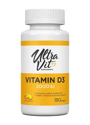 Vitamin D3 2000 IU (180 softgels) 18+