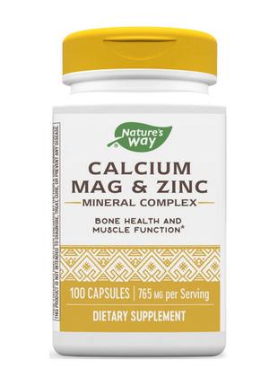 Calcium Mag & Zinc (100 caps) 18+