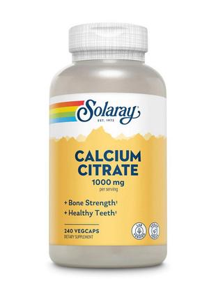Calcium Citrate 1000 mg (240 veg caps) 18+