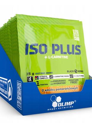 Iso Plus + L-Carnitine (35 g, lemon) 18+