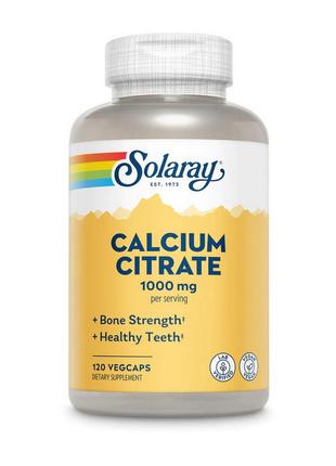 Calcium Citrate 1000 mg (120 veg caps) 18+