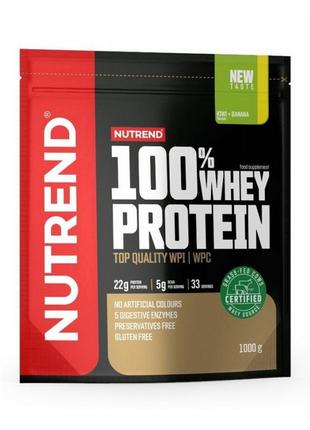 100% Whey Protein (1 kg, chocolate coconut) 18+