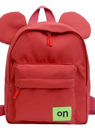 Детский рюкзак Lesko TD-705 Red на одно отделение с ремешком и...