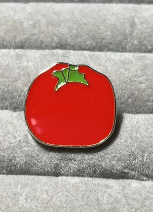 Металевий значок помідор Пін томат брошка помідор