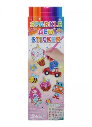 Алмазные наклейки "Sparkle gem sticker"