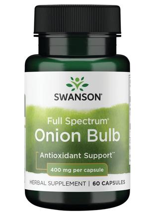 Натуральна добавка Swanson Full Spectrum Onion Bulb, 400 mg, 6...