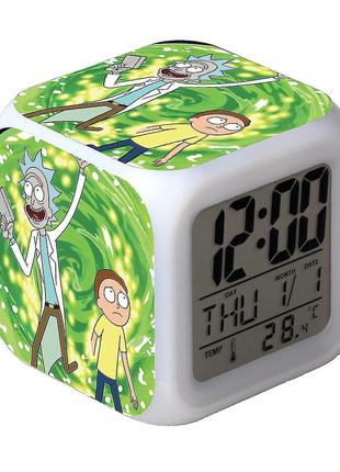 Часы, будильник Рик и Морти
