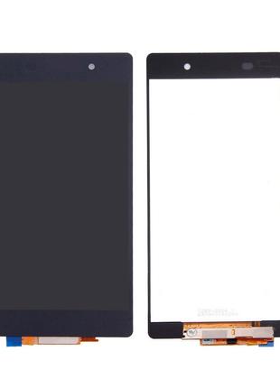 Дисплей (LCD) Sony D6502/ D6503 Xperia Z2 з сенсором чорний