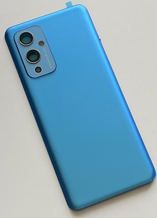 Задняя крышка OnePlus 9 со стеклом камеры, цвет - Синий (Arcti...