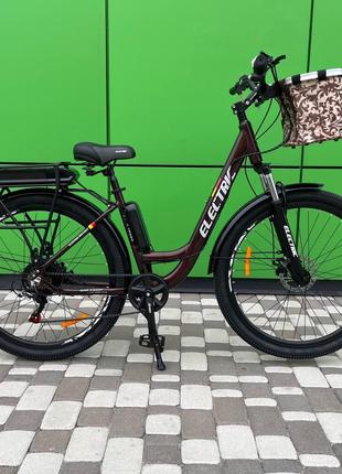 Электровелосипед Cubic-Bike ELECTRIC 26" Бордовый 500ватт 10.4...