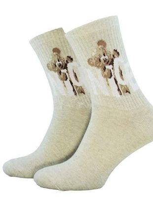 Шкарпетки жіночі 5580 беж меланж р.25 1пар ТМ Легка Хода