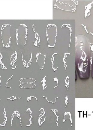 Слайдеры для ногтей/дизайн ногтей/декор ногтей
