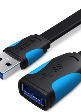 USB кабель удлинитель USB на USB Vention Flat Extension Data C...