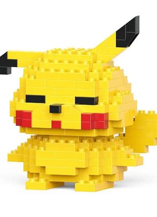 Конструктор фигурка Пиксели BRICKS Пикачу Pikachu Pokemon