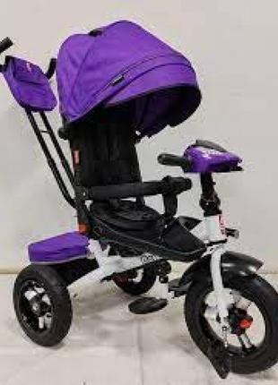 Трехколесный велосипед фиолетовый Best Trike 6088F 810-25 пово...