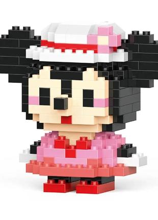 Конструктор фигурка Пиксели BRICKS Минни Маус Minnie Mouse